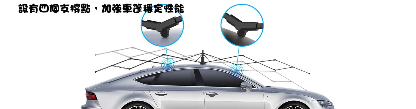 汽車帳篷實例 12